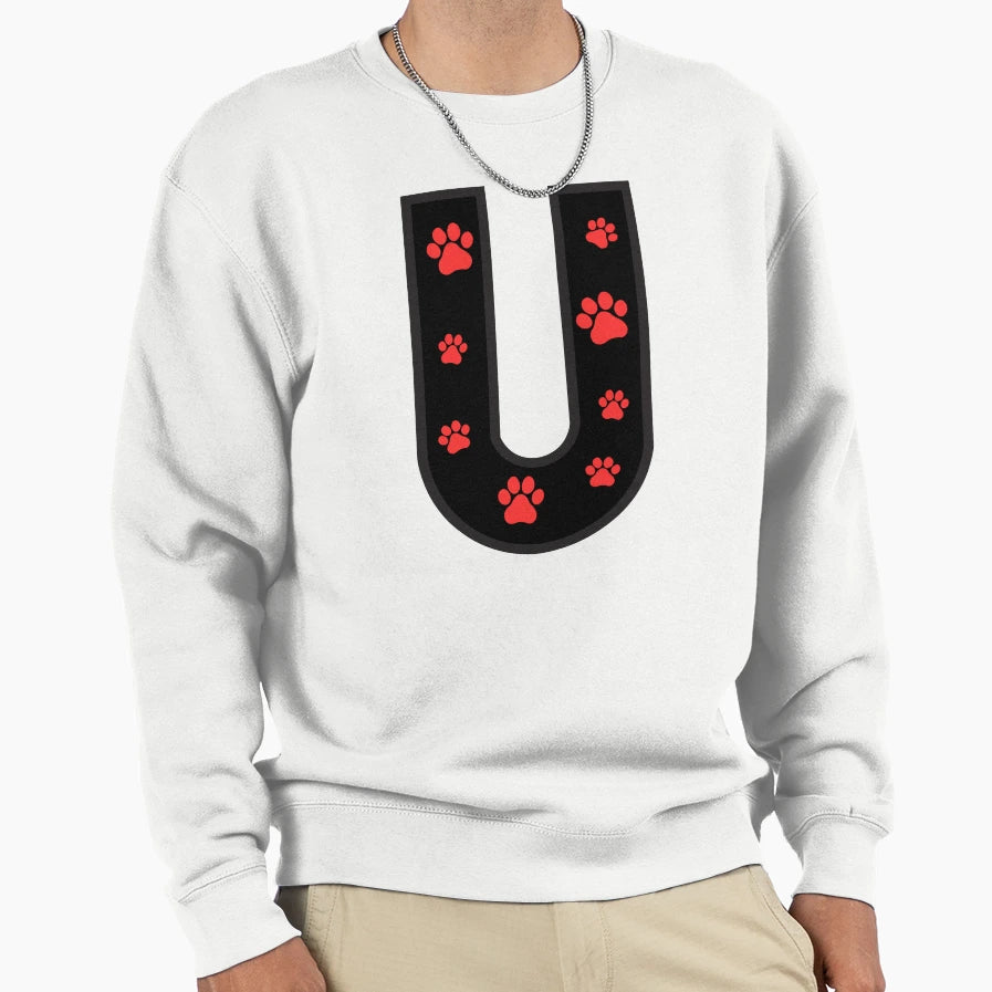 Paw Alphabet Sweatshirt - Casual Everyday Wear Unisex - T-Shirt, Sweatshirt, Hoodie