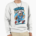 Cartoon American Football Player Sweatshirt - Streetwear Style for Adults - T-Shirt, Sweatshirt, Hoodie