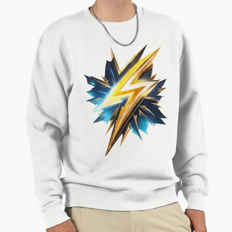 Lightning Bolt Sweatshirt - Novelty Apparel Men Women - T-Shirt, Sweatshirt, Hoodie