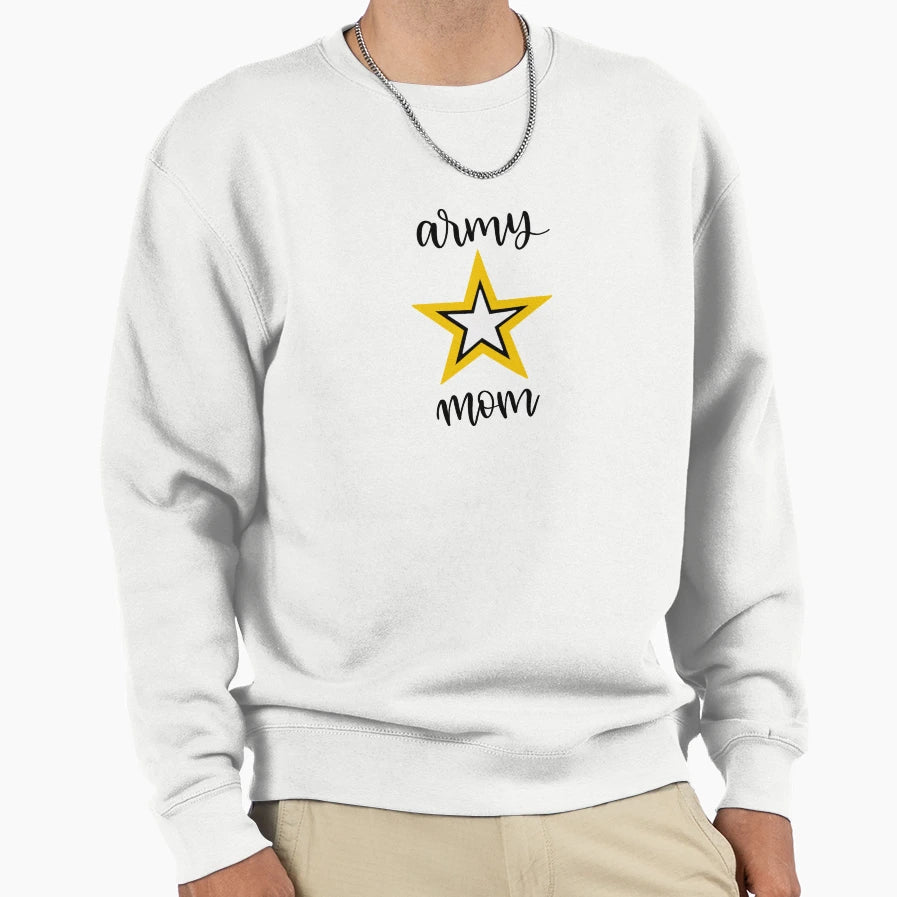 Army Mom Sweatshirt - Unique Graphic for Adults - T-Shirt, Sweatshirt, Hoodie