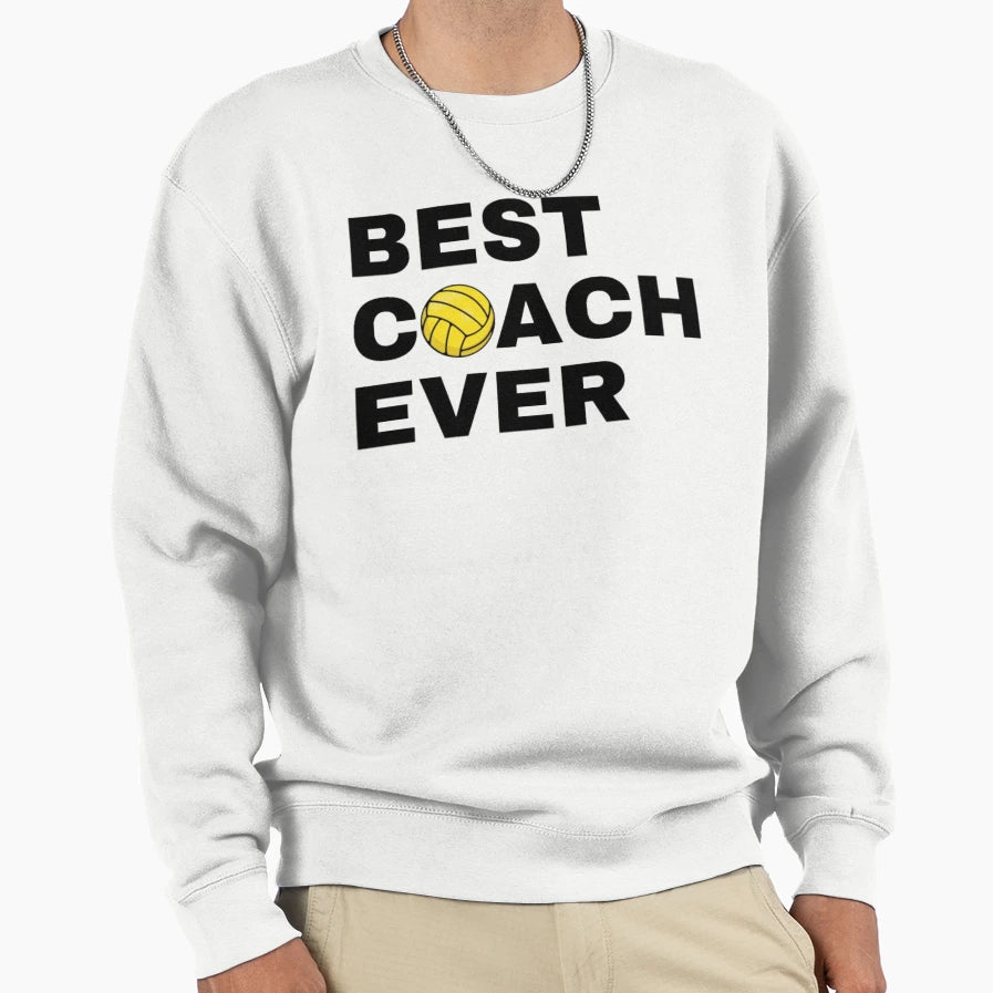 Best Coach Ever Beach Water Polo Sweatshirt - Minimalist Print Men Women - T-Shirt, Sweatshirt, Hoodie