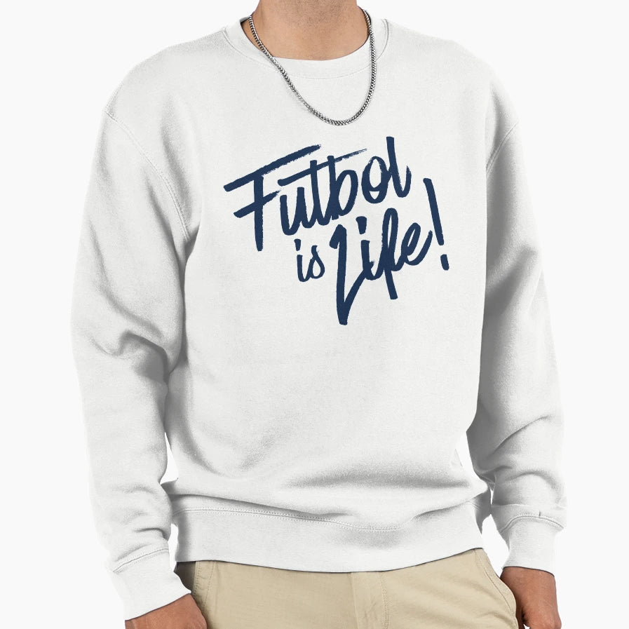 Mens My Favorite Futbol Is Lif Gift Sweatshirt - Unique Graphic Unisex - T-Shirt, Sweatshirt, Hoodie