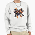 Plaid Elegance Purple And Orange Sweatshirt - Streetwear Style Men Women - T-Shirt, Sweatshirt, Hoodie