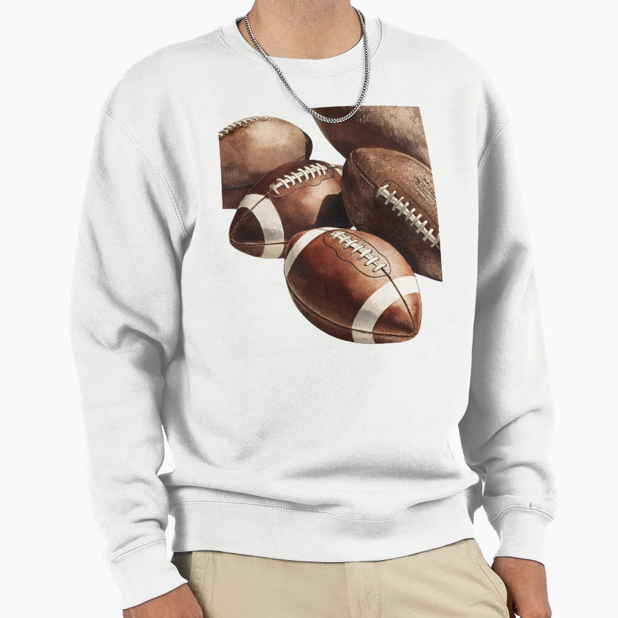 American Football Helmet Sweatshirt - Graphic Print for Adults - T-Shirt, Sweatshirt, Hoodie