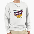 Cozy Football Throw Blanket Funny Sweatshirt - Minimalist Print Unisex - T-Shirt, Sweatshirt, Hoodie
