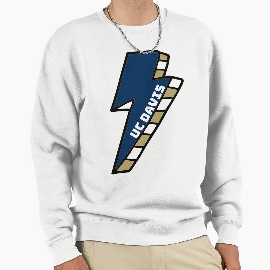 Uc Davis Lightning Bolt Sweatshirt - Fun Novelty Design Men Women - T-Shirt, Sweatshirt, Hoodie
