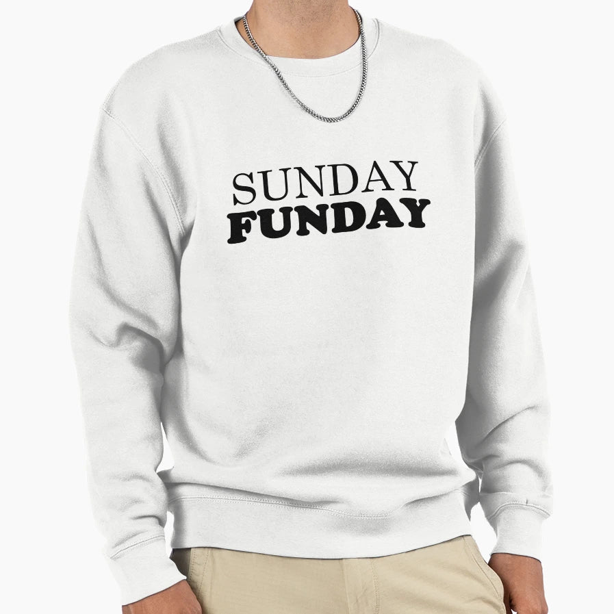 Sunday Funday Football Sport Short T-Shirt - Streetwear Style for Adults - T-Shirt, Sweatshirt, Hoodie