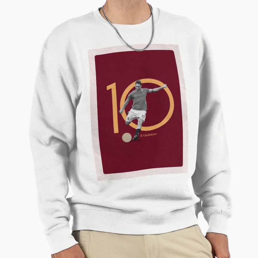 Totti Sweatshirt - Custom Art Print for Adults - T-Shirt, Sweatshirt, Hoodie