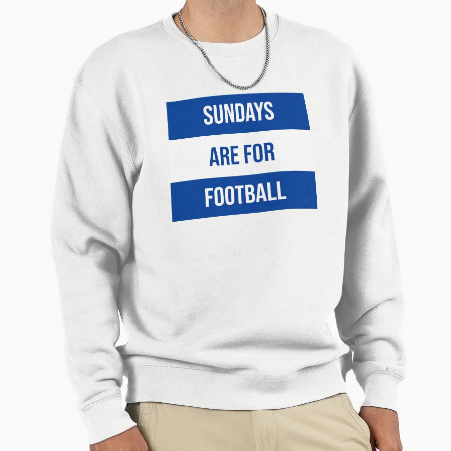 Sundays Are Football Sweatshirt - Novelty Apparel for Adults - T-Shirt, Sweatshirt, Hoodie