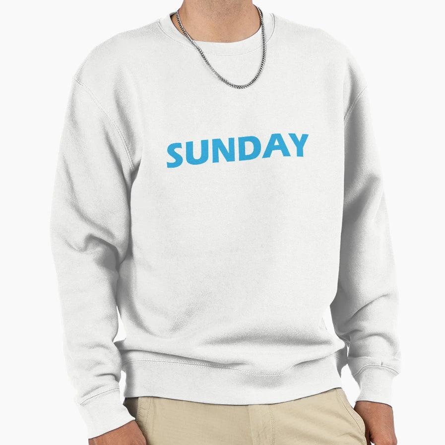 Sunday Funday Sweatshirt - Minimalist Print for Adults - T-Shirt, Sweatshirt, Hoodie
