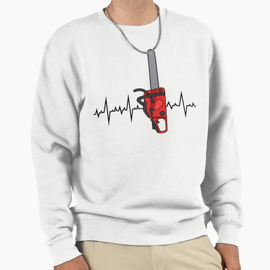 Arborist Tree Surgeon Chainsaw Sweatshirt - Custom Art Print Men Women - T-Shirt, Sweatshirt, Hoodie