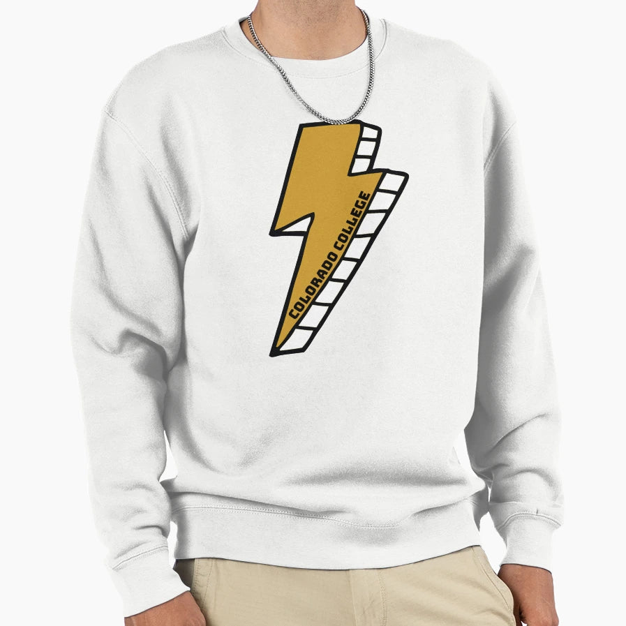 Colorado College Lightning Bolt Sweatshirt - Custom Art Print Men Women - T-Shirt, Sweatshirt, Hoodie