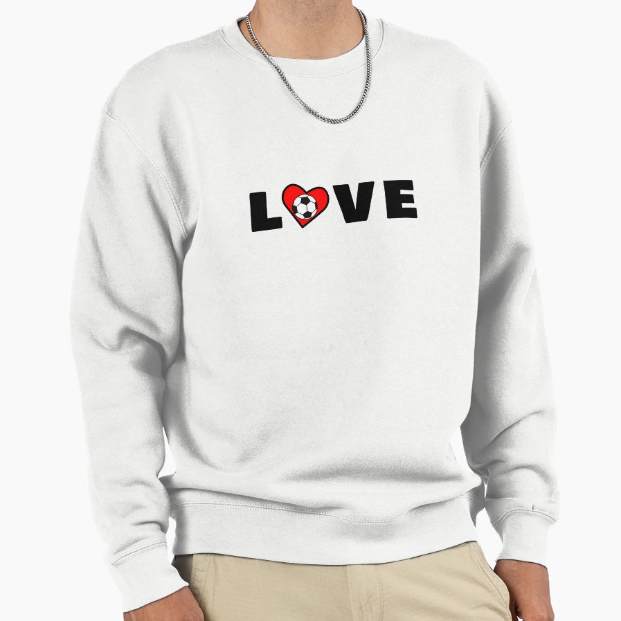 Love Football Sweatshirt - Graphic Print Unisex - T-Shirt, Sweatshirt, Hoodie