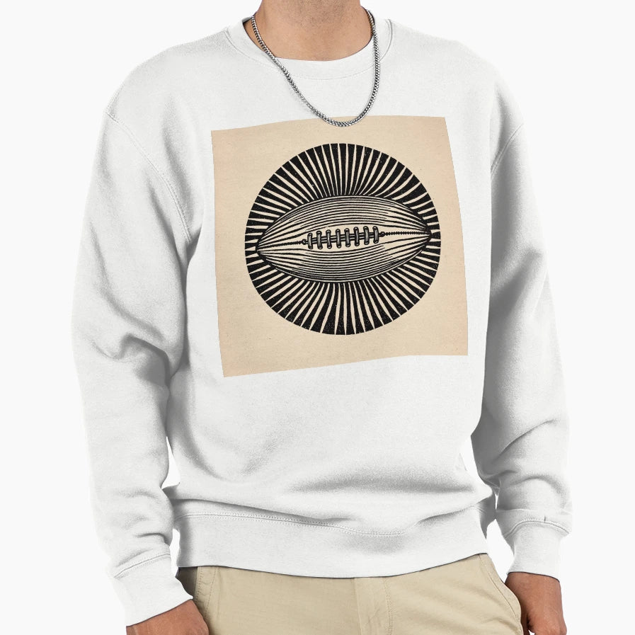 Abstract Football Sweatshirt - Aesthetic Graphic Unisex - T-Shirt, Sweatshirt, Hoodie