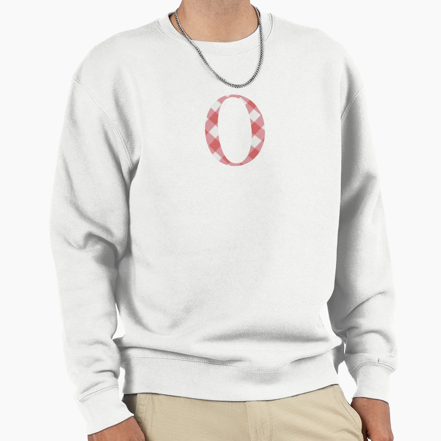 Gingham O Sweatshirt - Minimalist Print Men Women - T-Shirt, Sweatshirt, Hoodie