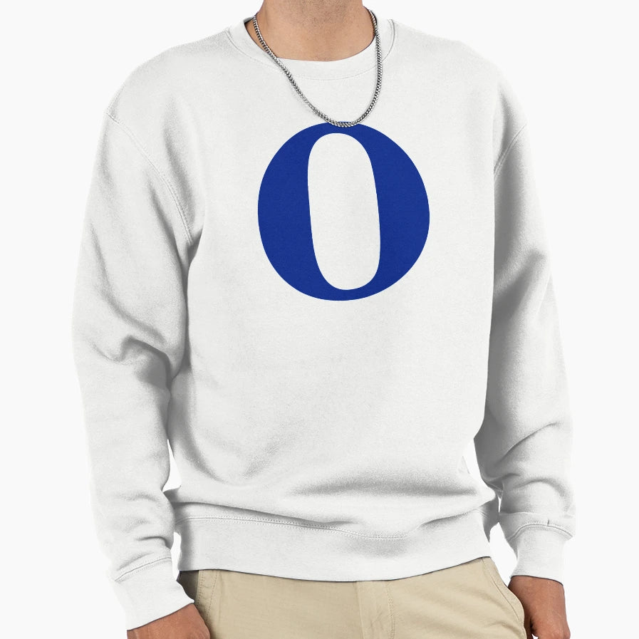 Letter O Sweatshirt - Minimalist Print Men Women - T-Shirt, Sweatshirt, Hoodie