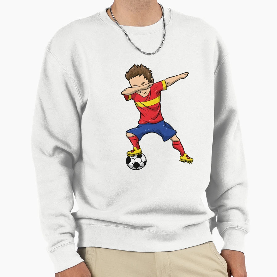 Dabbing Football Player Sweatshirt - Fun Novelty Design Men Women - T-Shirt, Sweatshirt, Hoodie