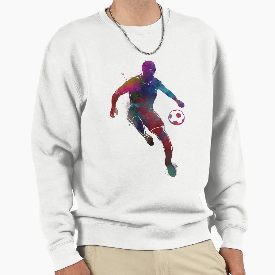 Football Player Sport Art Football Sweatshirt - Trendy Graphic Unisex - T-Shirt, Sweatshirt, Hoodie