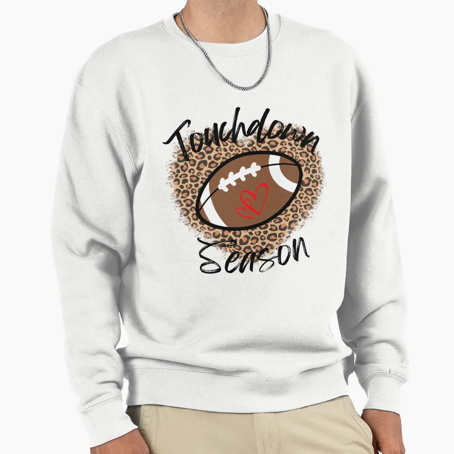Touchdown Season Football Lover Sweatshirt - Unique Graphic Men Women - T-Shirt, Sweatshirt, Hoodie