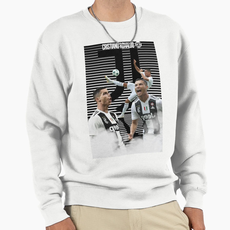 Cristiano Ronaldo Juventus Cr7 Sweatshirt - Novelty Apparel Unisex - T-Shirt, Sweatshirt, Hoodie