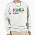Playful Pastel Blocks Football Sweatshirt - Aesthetic Graphic for Adults - T-Shirt, Sweatshirt, Hoodie