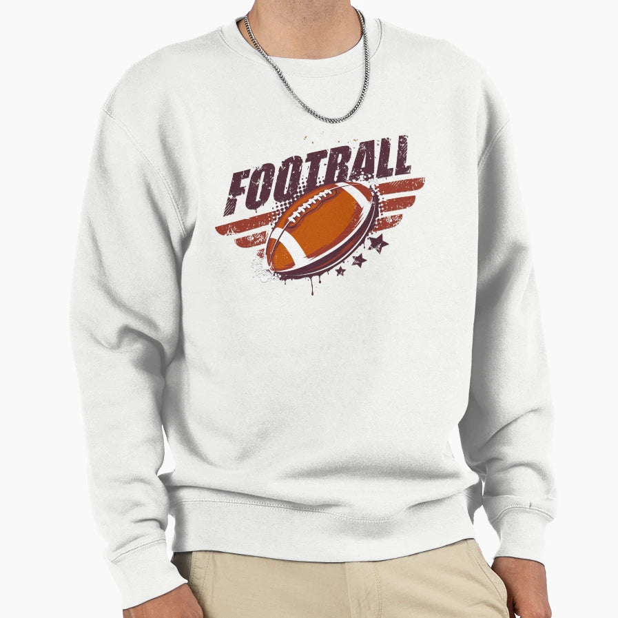 Football Sweatshirt - Fun Novelty Design for Adults - T-Shirt, Sweatshirt, Hoodie