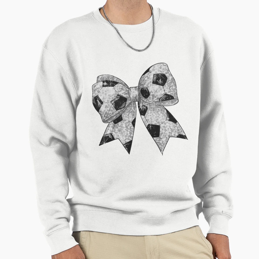 Coquette Sports Bow Girly Sports Sweatshirt - Unique Graphic for Adults - T-Shirt, Sweatshirt, Hoodie