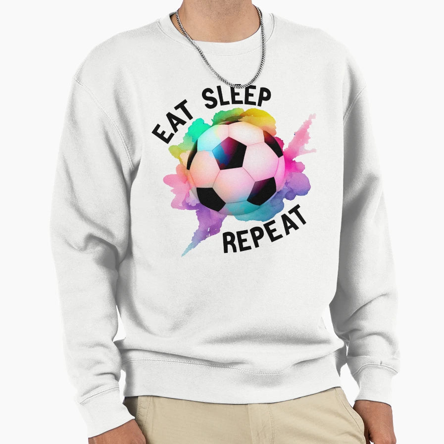 Eat Sleep Repeat Sweatshirt - Unique Graphic Men Women - T-Shirt, Sweatshirt, Hoodie