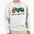Peace Love Jets Football Team Sweatshirt - Unique Graphic Men Women - T-Shirt, Sweatshirt, Hoodie