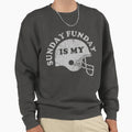 Sunday Is My Funday Football Sweatshirt - Minimalist Print for Adults - T-Shirt, Sweatshirt, Hoodie