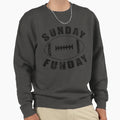 Sunday Funday Football Sweatshirt - Minimalist Print for Adults - T-Shirt, Sweatshirt, Hoodie