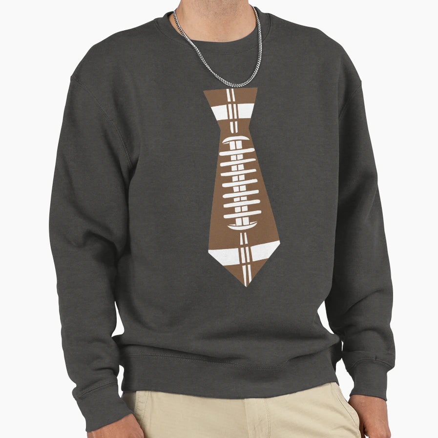 Football Tie Fantasy League Sweatshirt - Casual Everyday Wear Men Women - T-Shirt, Sweatshirt, Hoodie