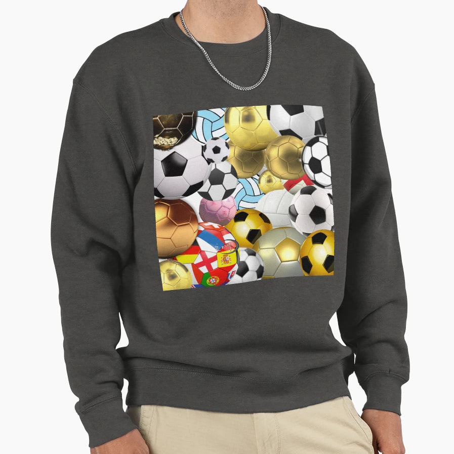 Football Crazy Sweatshirt - Casual Everyday Wear for Adults - T-Shirt, Sweatshirt, Hoodie