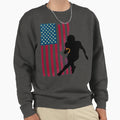 Rugby Football America Usa Flag Player Sweatshirt - Novelty Apparel Unisex - T-Shirt, Sweatshirt, Hoodie