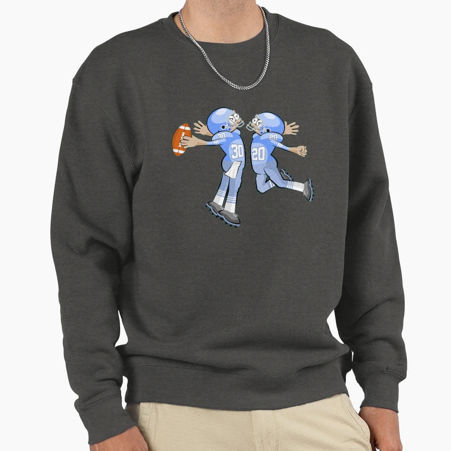 American Football Cartoon 32 41 Sweatshirt - Streetwear Style Unisex - T-Shirt, Sweatshirt, Hoodie