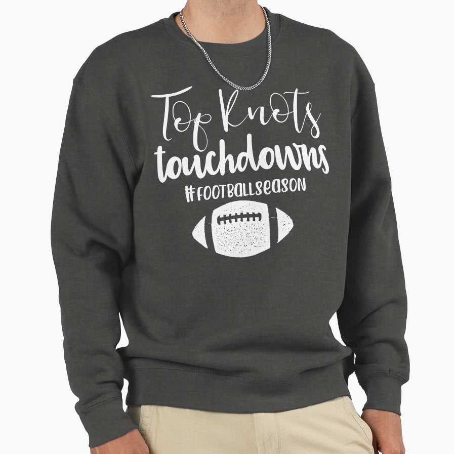 Knots And Touchdowns Sweatshirt - Casual Everyday Wear Unisex - T-Shirt, Sweatshirt, Hoodie