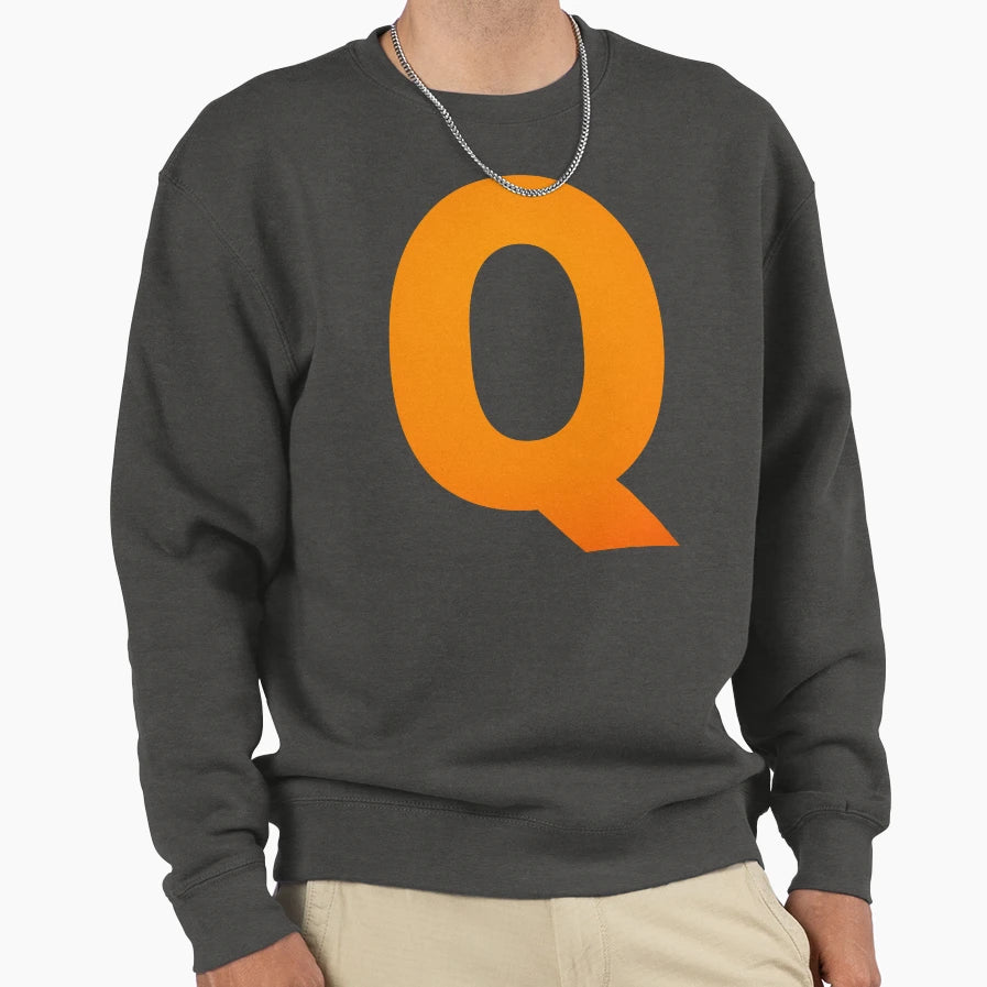 Q Alphabet Letter Q Sweatshirt - Aesthetic Graphic Unisex - T-Shirt, Sweatshirt, Hoodie