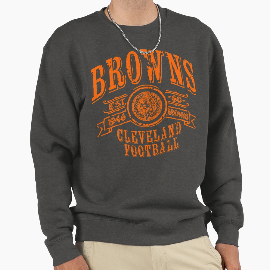 Browns Football Sweatshirt - Unique Graphic Unisex - T-Shirt, Sweatshirt, Hoodie