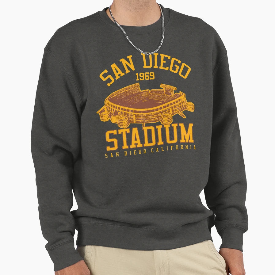 San Diego Stadium Sweatshirt - Fun Novelty Design Men Women - T-Shirt, Sweatshirt, Hoodie