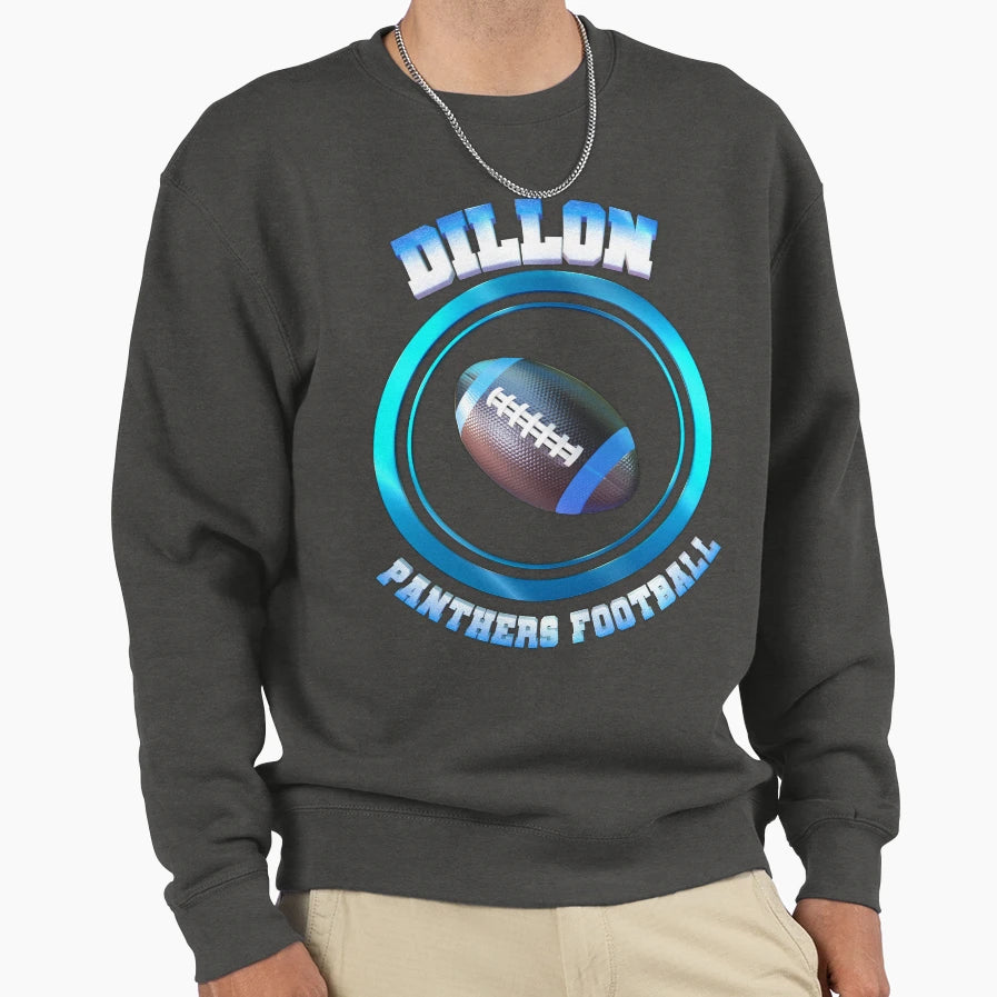 Dillon Panthers Football Sweatshirt - Casual Everyday Wear Men Women - T-Shirt, Sweatshirt, Hoodie