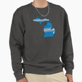 Detroit Football Sweatshirt - Novelty Apparel for Adults - T-Shirt, Sweatshirt, Hoodie