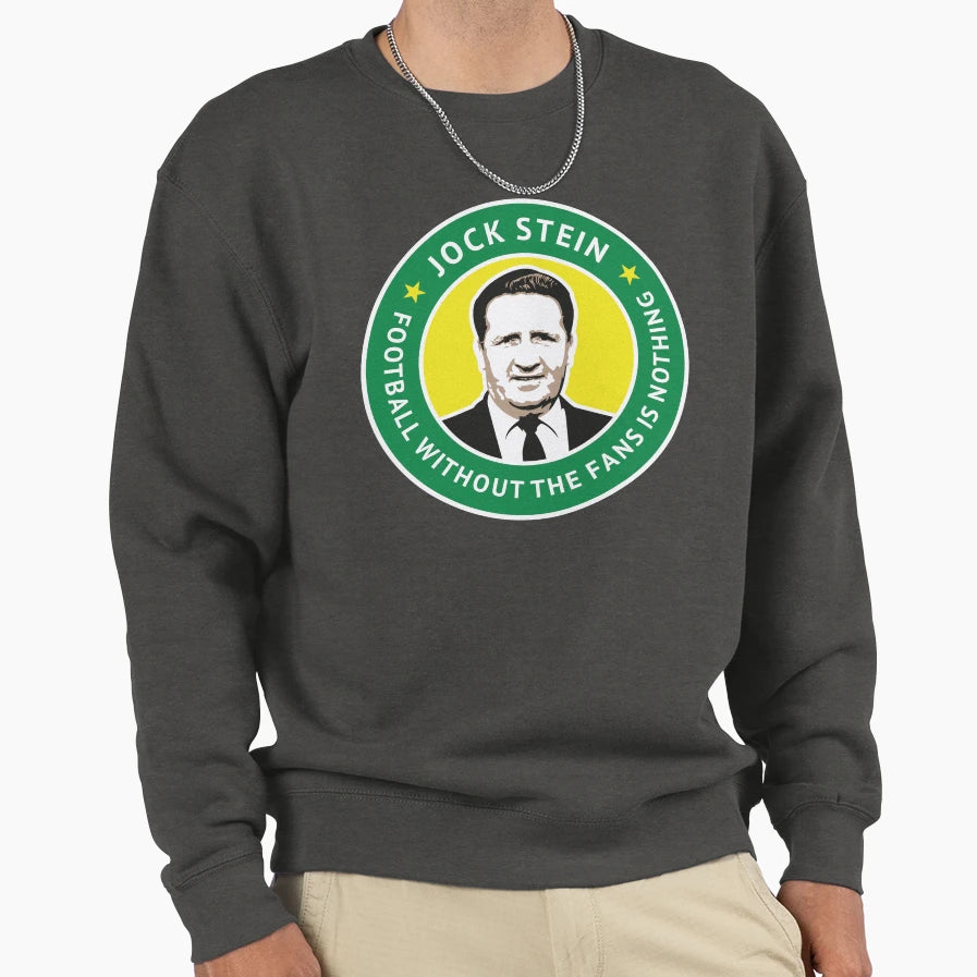 Jock Stein Celtic Sweatshirt - Graphic Print for Adults - T-Shirt, Sweatshirt, Hoodie