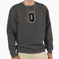 Letter Q College Font Evil Naughty Sweatshirt - Trendy Graphic for Adults - T-Shirt, Sweatshirt, Hoodie