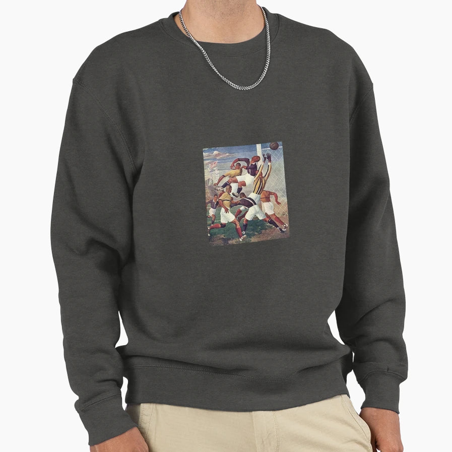 Old Football Match Sweatshirt - Fun Novelty Design for Adults - T-Shirt, Sweatshirt, Hoodie