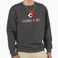 Football Is Life Sweatshirt - Minimalist Print Unisex - T-Shirt, Sweatshirt, Hoodie