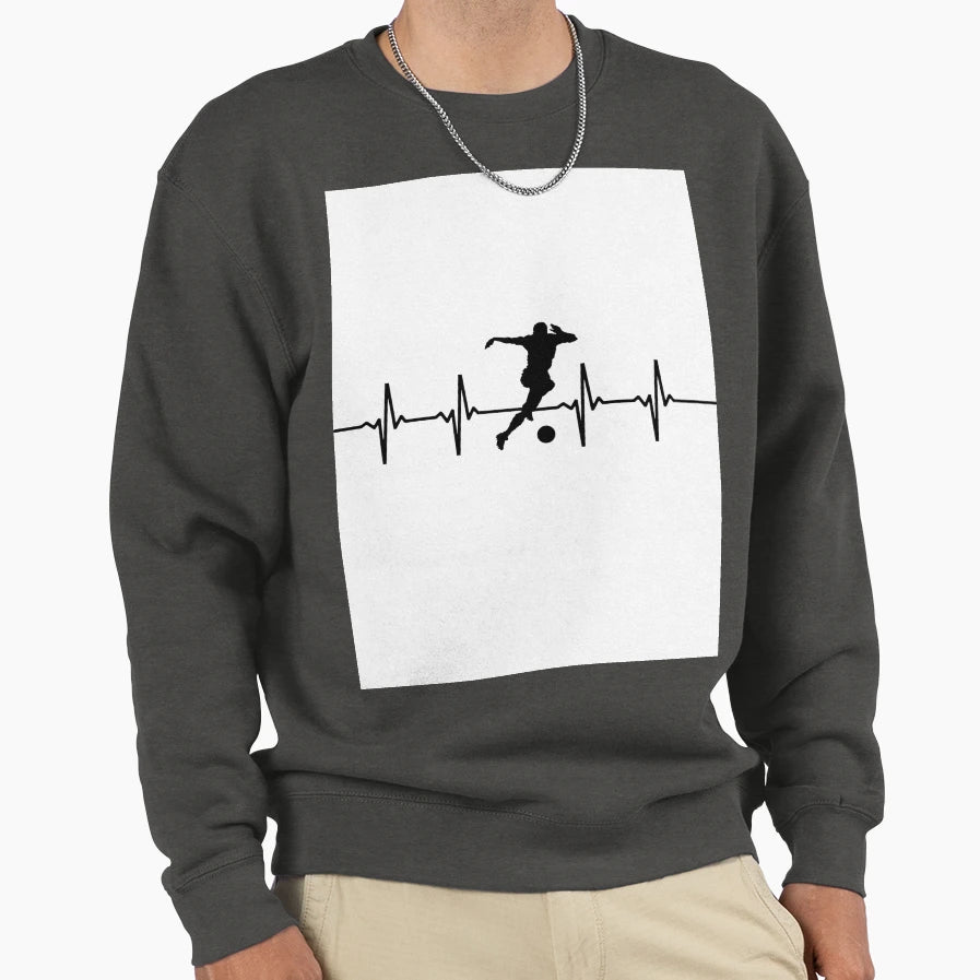 Soccer Sweatshirt - Casual Everyday Wear Men Women - T-Shirt, Sweatshirt, Hoodie