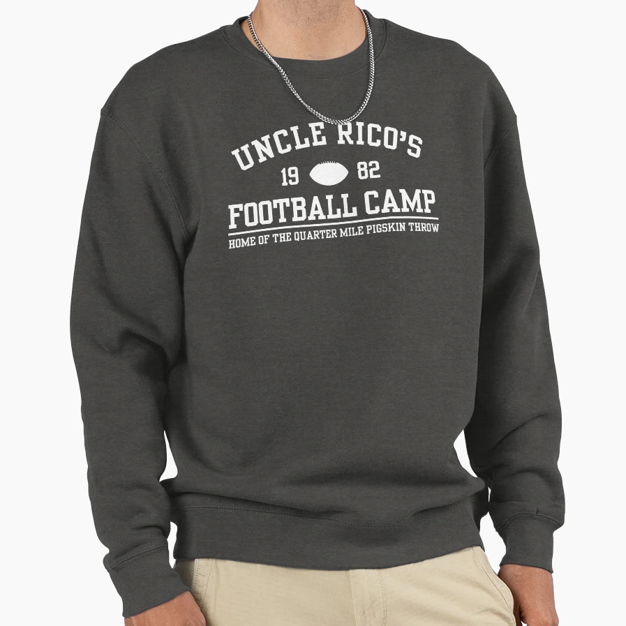 Uncle Ricos Football Camp Sweatshirt - Aesthetic Graphic Unisex - T-Shirt, Sweatshirt, Hoodie