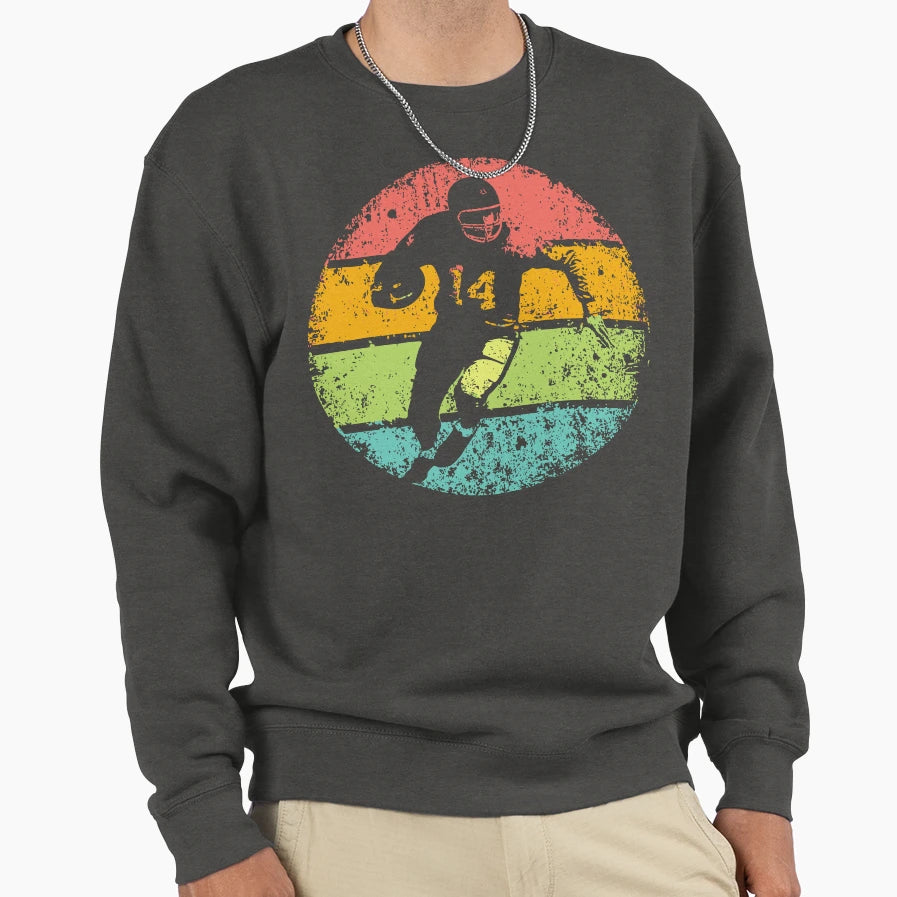 Football Icon Sports Art Game Sweatshirt - Fun Novelty Design for Adults - T-Shirt, Sweatshirt, Hoodie