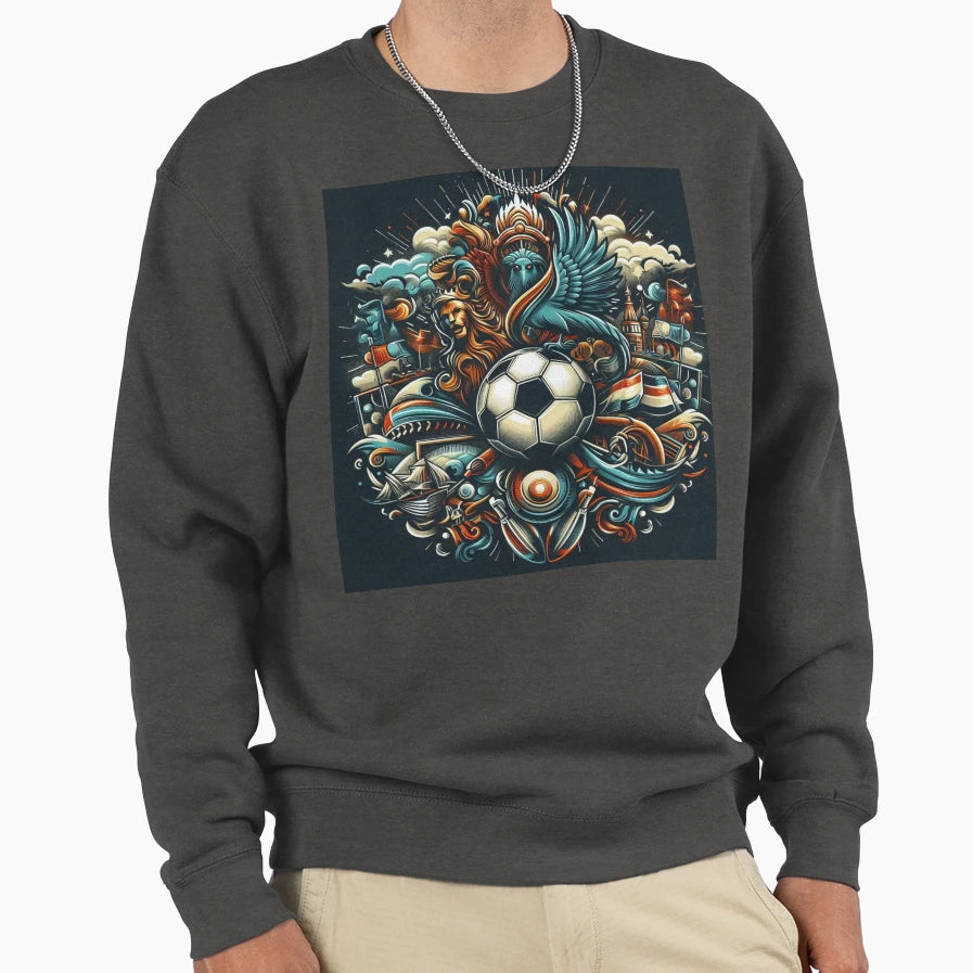 Artistic Football Fever T-Shirt - Custom Art Print Unisex - T-Shirt, Sweatshirt, Hoodie