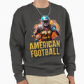 American Football Sweatshirt - Casual Everyday Wear Unisex - T-Shirt, Sweatshirt, Hoodie
